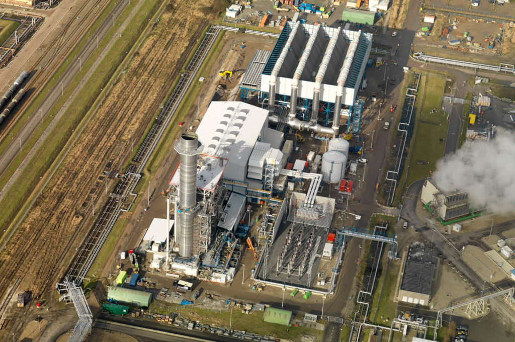 Kraftwerk Rijnmond in den Niederlanden