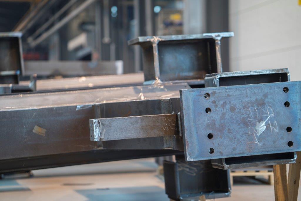Unbehandelte Stahlteile zur Weiterverarbeitung