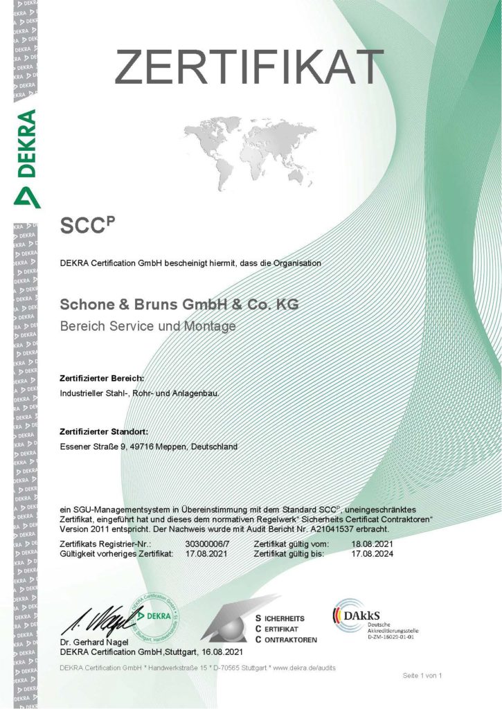 Zertifikat - SCCP