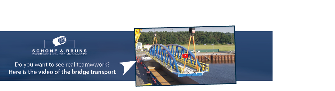 Eisenbahnbrücke Marl - Brückentransport EN