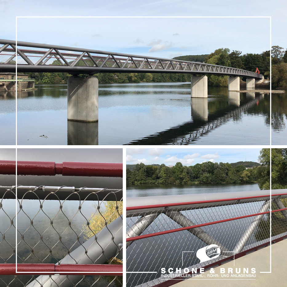 Fuß- & Radwegbrücke - Hagen. Volme