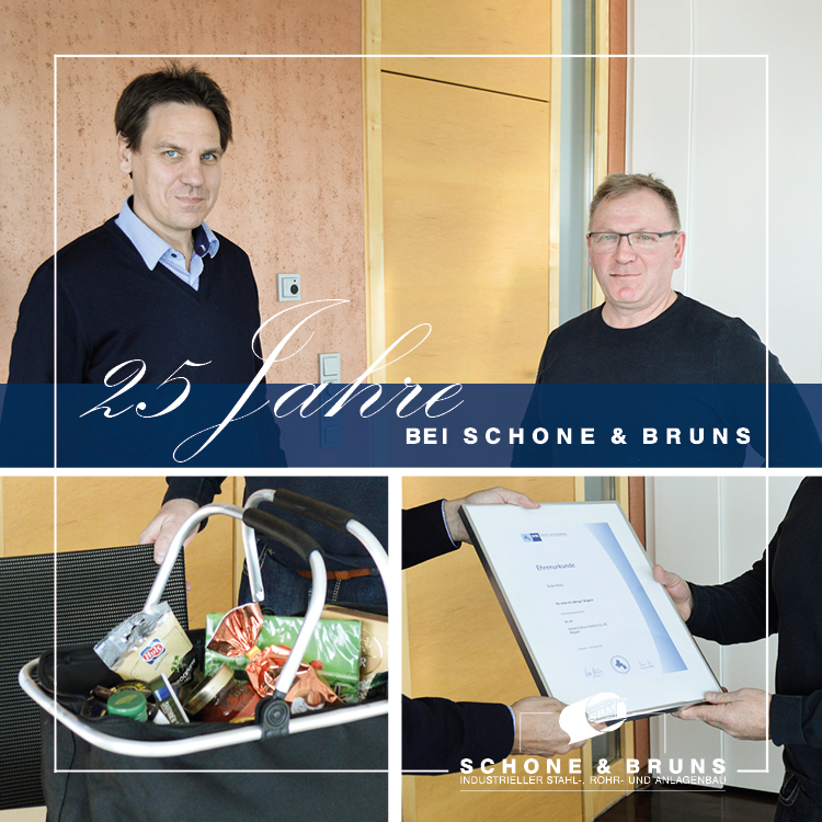 25 Jahre bei Schone & Bruns