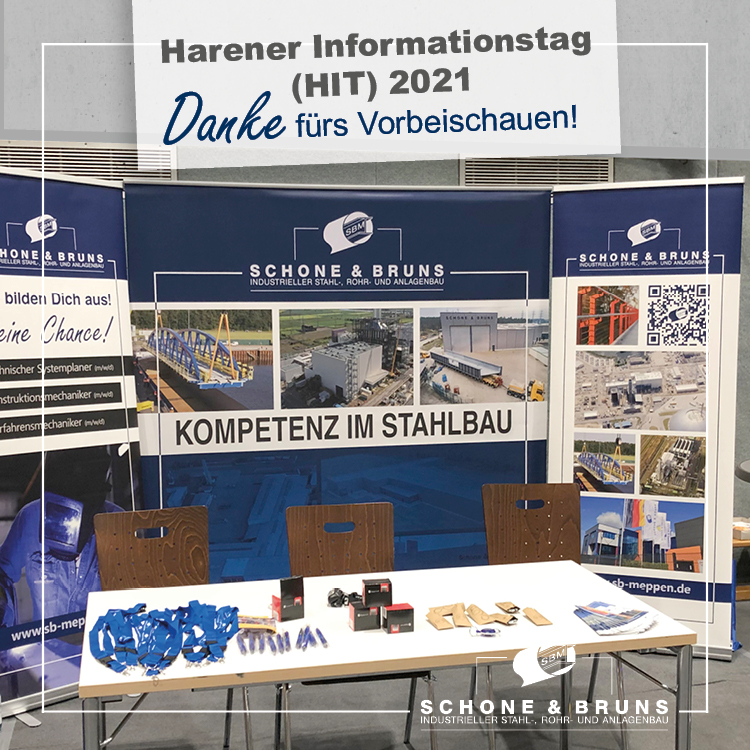 Unser Messestand vom Harener Informationstag 2021