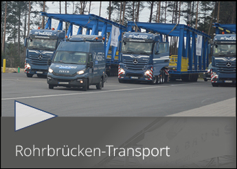 Brückentransport im Emsland. Schone & Bruns der Brückenbauer aus Meppen.